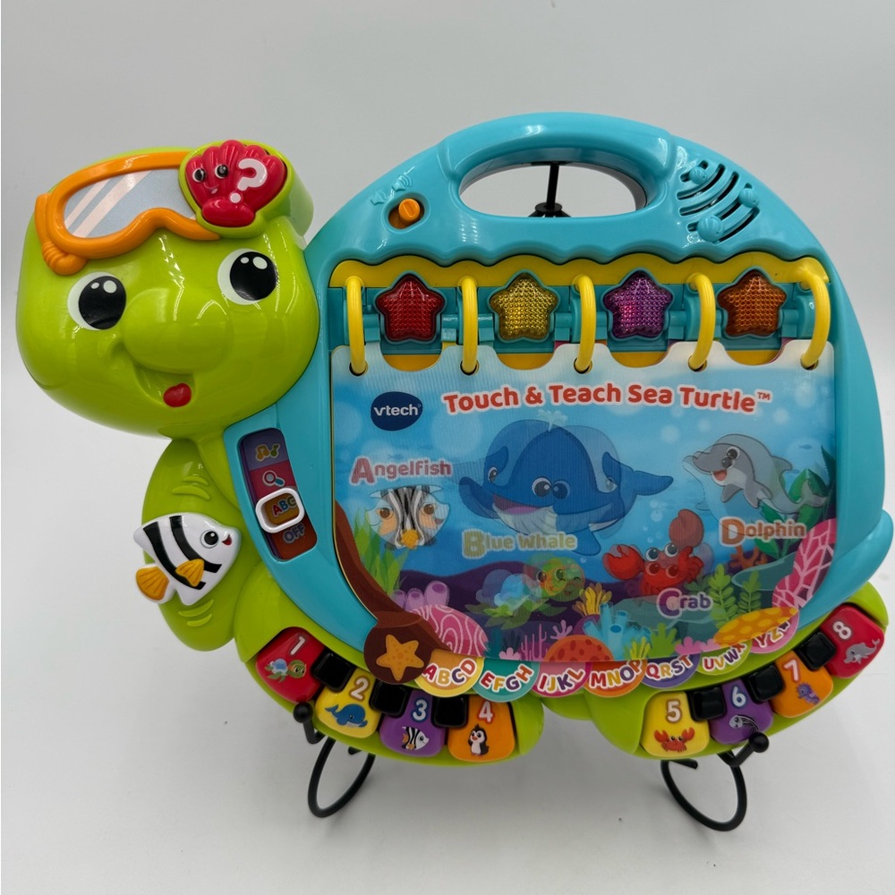 VTech Touch and Teach Sea Turtle Interactive Learning Book for Kids